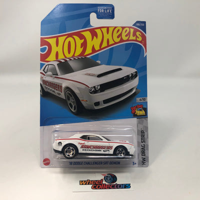 '18 Dodge Challenger SRT Demon #198 * White * 2022 Hot Wheels