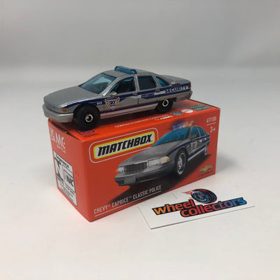 Chevy Caprice Classic Police * Silver * 2022 Matchbox POWER GRABS Case E Release