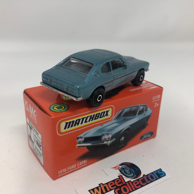 1970 Ford Capri * Blue * 2022 Matchbox POWER GRABS Case E Release