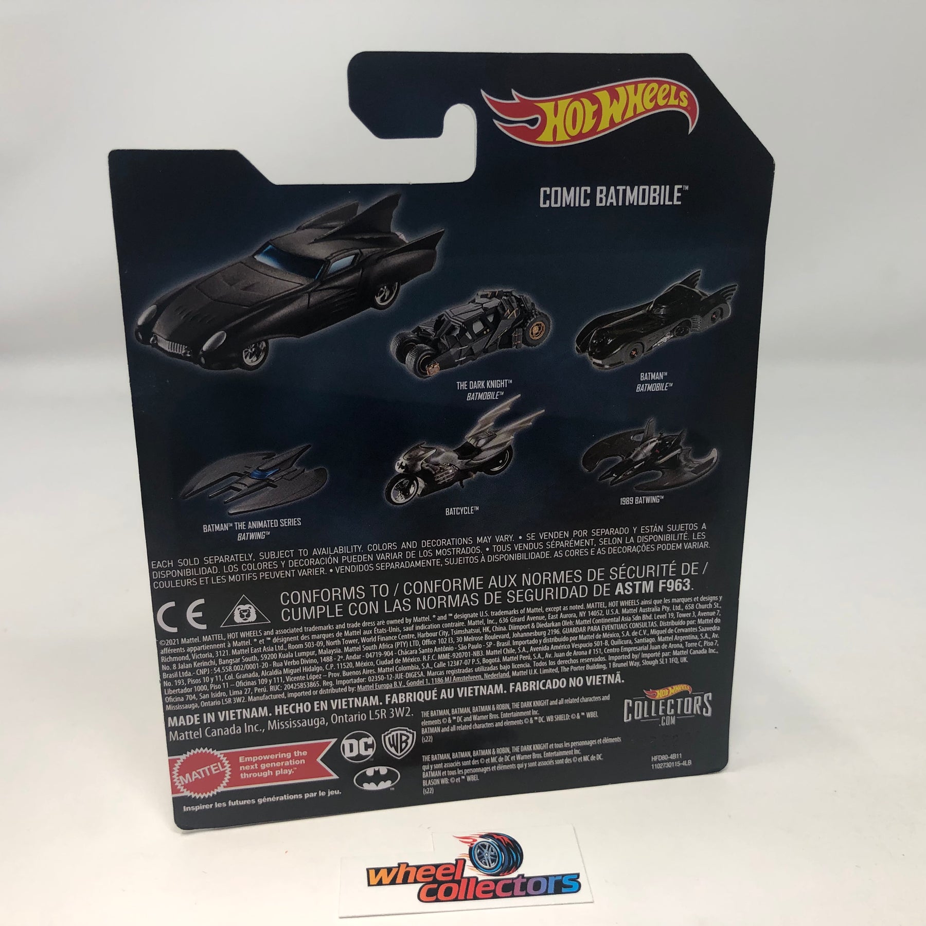 Carrinho Hot Wheels - Batmobile - Batman DC - 1:64 - Mattel -  superlegalbrinquedos