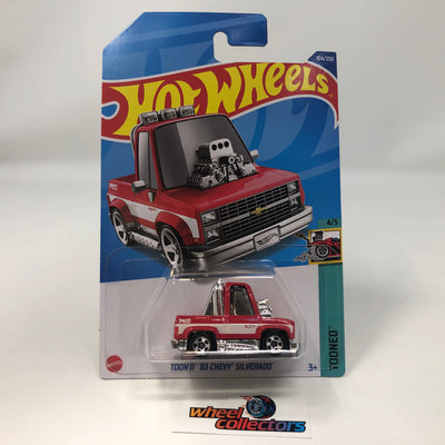 Toon'D '83 Chevy Silverado #104 * Red * 2022 Hot Wheels International Case N