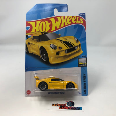 Lotus Sport Elise #136 * Yellow * 2022 Hot Wheels International Case N