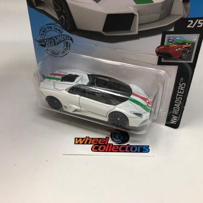Lamborghini Reventon Roadster #18 * White * 2019 Hot Wheels