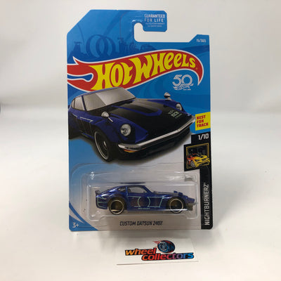 Custom Datsun 240Z #15 * Blue * 2018 Hot Wheels