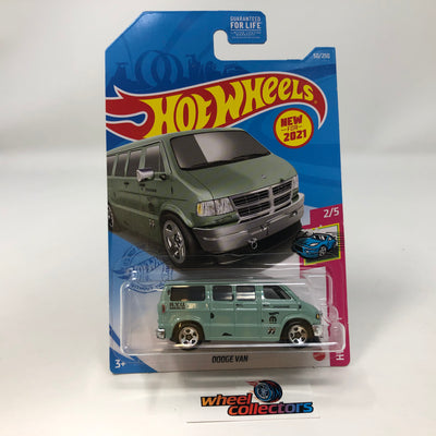 Dodge Van #50 * Green * 2021 Hot Wheels