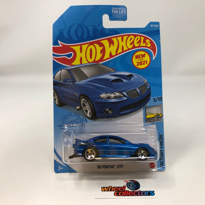 '06 Pontiac GTO #87 * Blue * 2021 Hot Wheels