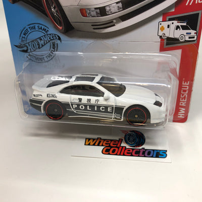 Nissan 300ZX Twin Turbo #187 Police * White * 2020 Hot Wheels