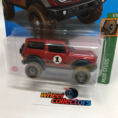 '21 Ford Bronco #68 * Burgundy * 2022 Hot Wheels