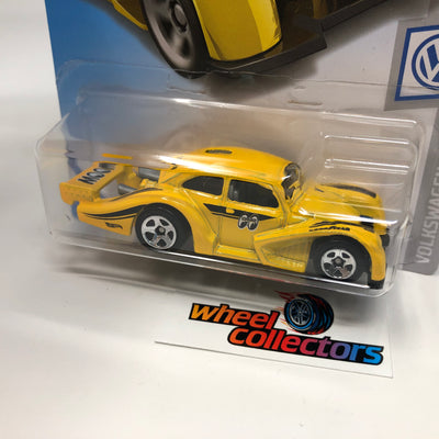 Volkswagen Kafer Racer #46 * Yellow Mooneyes * 2019 Hot Wheels