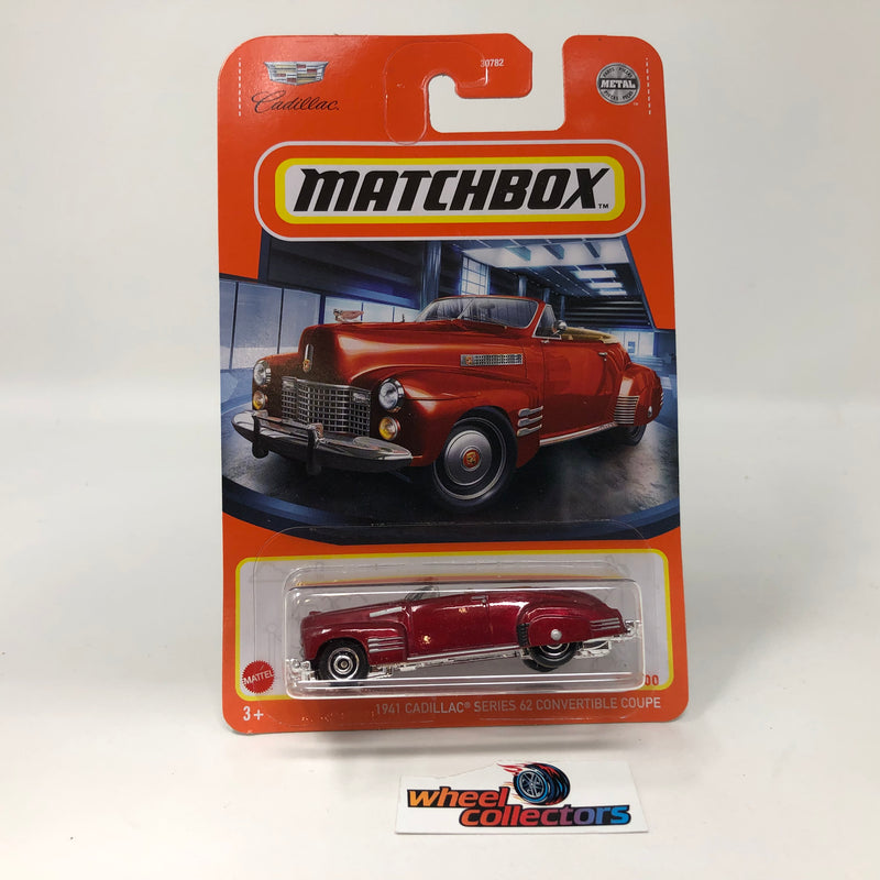 1941 Cadillac Series 62 Coupe * Red * 2022 Matchbox Case D Release