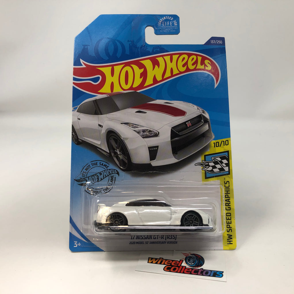 17 Nissan GT R R35 137 White 50th Anniversary Version 2020 Hot Wheelcollectors LLC