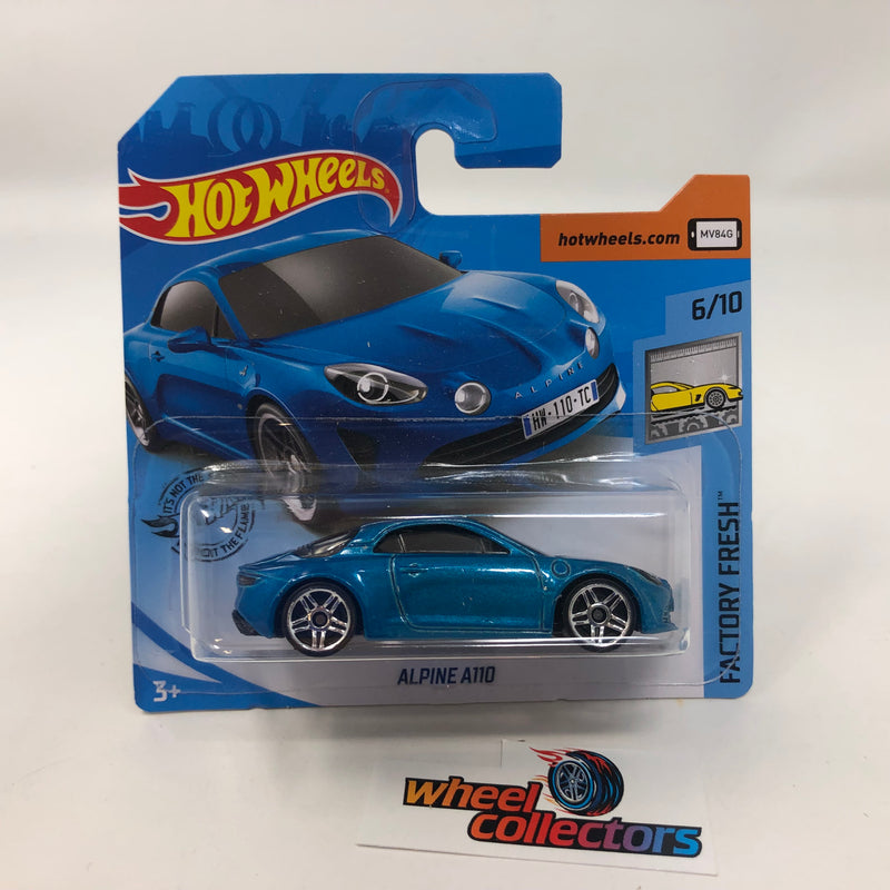 Alpine A110 * Blue * 2019 Hot Wheels Short Card