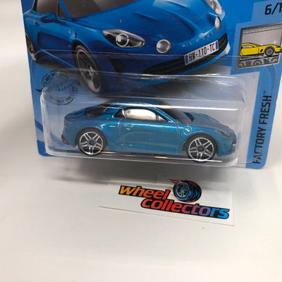 Alpine A110 * Blue * 2019 Hot Wheels Short Card