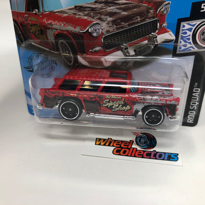 Classic '55 Nomad * Red * 2019 Hot Wheels Short Card