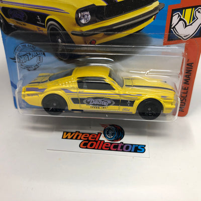 '65 Mustang 2+2 Fastback * Yellow * 2019 Hot Wheels Short Card