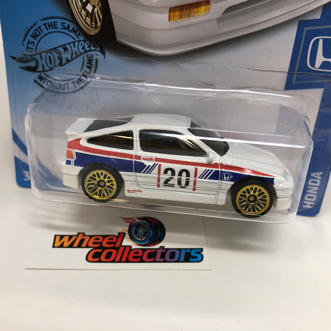 88 Honda CR-X #123 * White * 2020 Hot Wheels