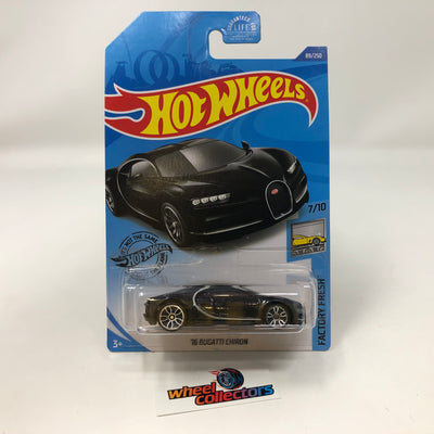 '16 Bugatti Chiron #89 * BLACK * 2020 Hot Wheels