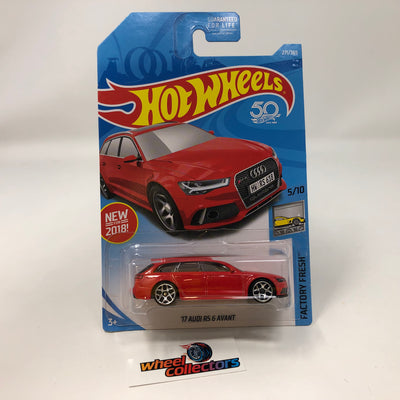 '17 Audi RS 6 Avant #271 * RED * 2018 Hot Wheels