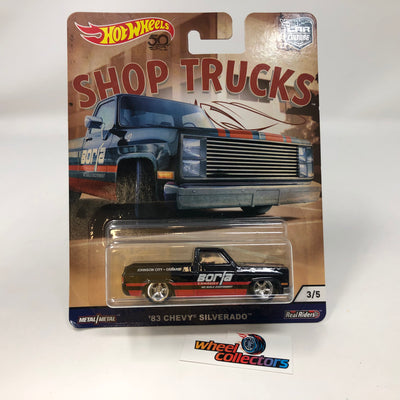 '83 Chevy Silverado * Hot Wheels Shop Trucks Car Culture