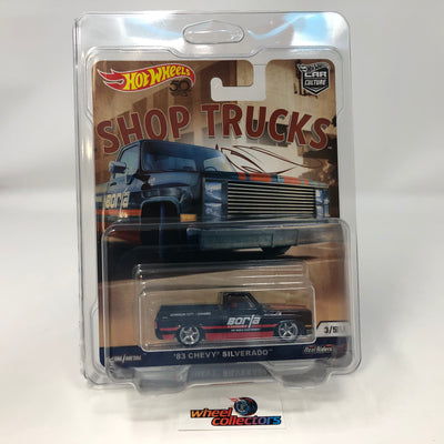 '83 Chevy Silverado * Hot Wheels Shop Trucks Car Culture