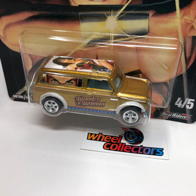 '67 Austin Mini Van Wonder Woman * Hot Wheels Pop Culture DC Alex Ross
