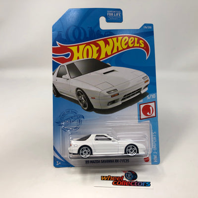 '89 Mazda Savanna RX-7 FC3S #176 * White * 2020 Hot Wheels