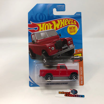 Land Rover Series III Pickup #111 * RED * 2019 Hot Wheels