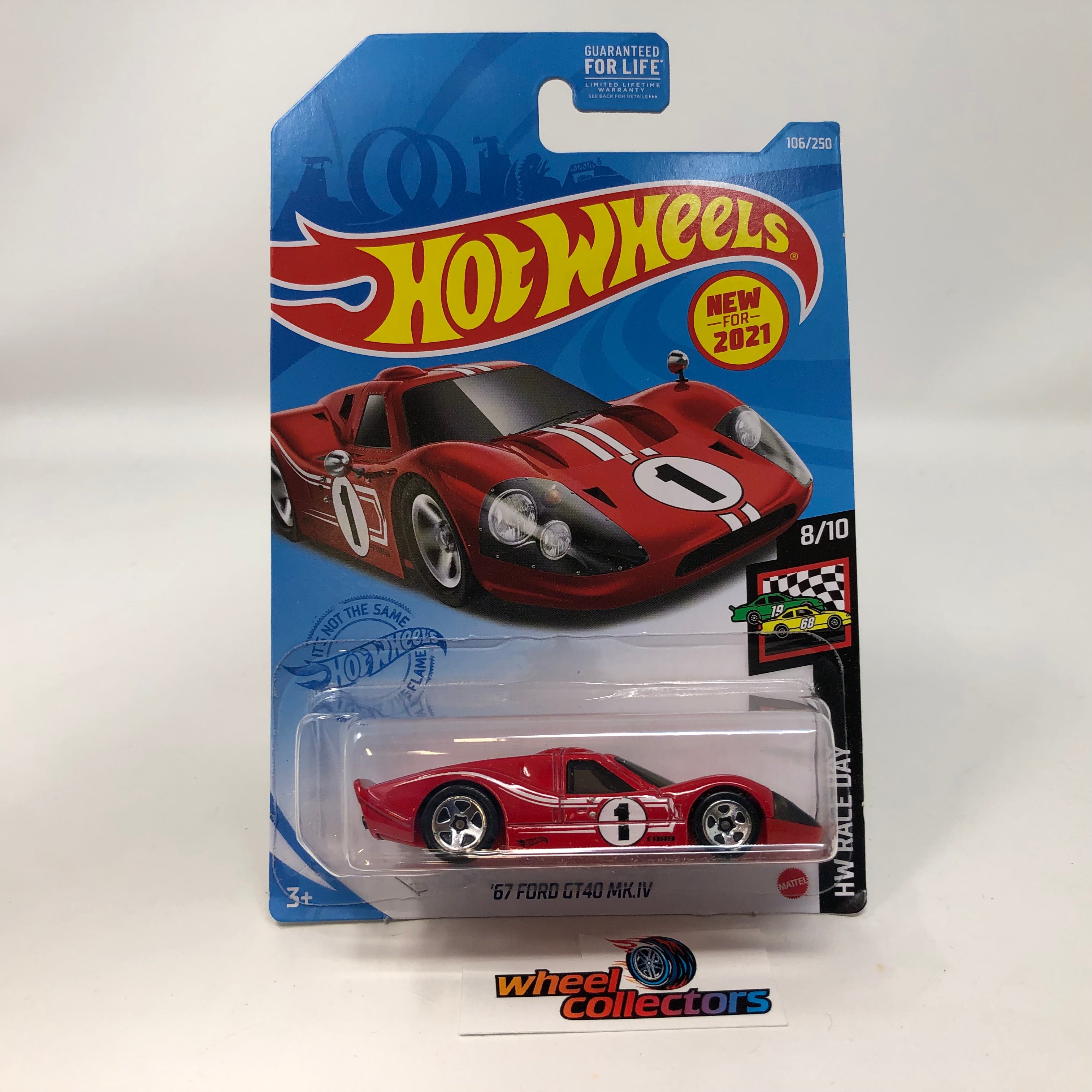 '67 Ford GT40 Mk.IV #106 * RED * 2021 Hot Wheels – Wheelcollectors LLC