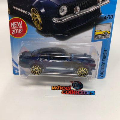 Custom Ford Maverick #219 * Blue * 2018 Hot Wheels