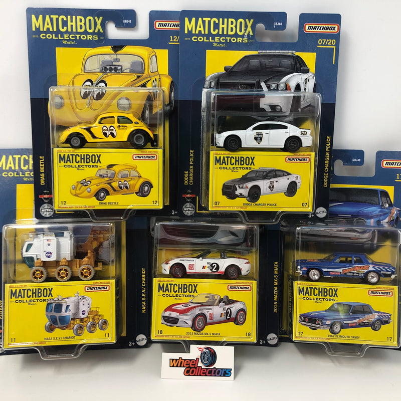 Complete 5 Car Set * 2022 Matchbox Collectors Series Case N