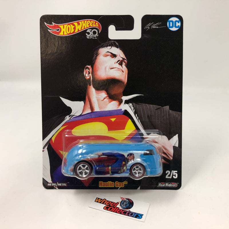 Haulin Gas Superman * Hot Wheels Pop Culture DC Alex Ross