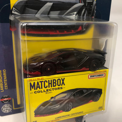 Lamborghini Centenario Black * Matchbox Collectors Series