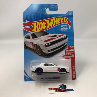 '15 Dodge Challenger SRT * WHITE * 2020 Hot Wheels Target Red Edition