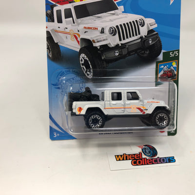 '20 Jeep Gladiator #117 * WHITE * 2020 Hot Wheels Dollar General Only
