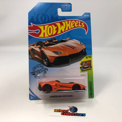 Lamborghini Aventador J #223 * Orange * 2019 Hot Wheels
