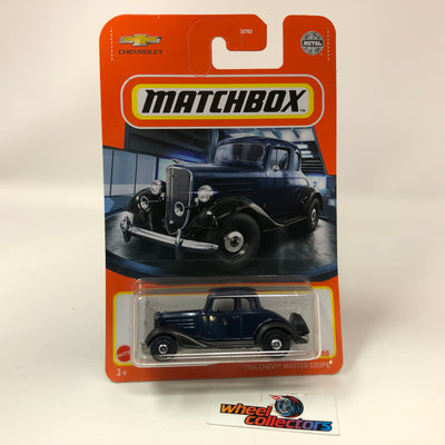 1934 Chevy Master Coupe * 2022 Matchbox Case B Release Long Card