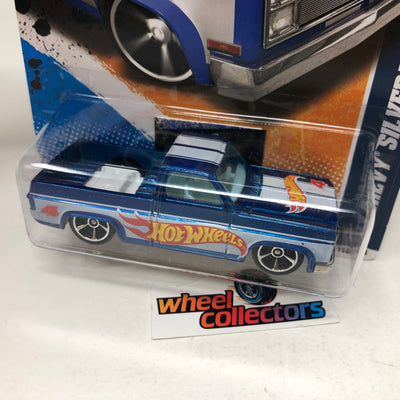 '83 Chevy Silverado #156 * Blue * 2011 Hot Wheels