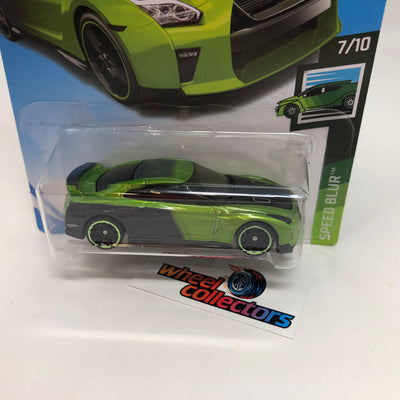 '17 Nissan GT-R (R35) Guaczilla #61 * Green * 2019 Hot Wheels