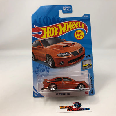 '06 Pontiac GTO #87 * Orange * 2021 Hot Wheels