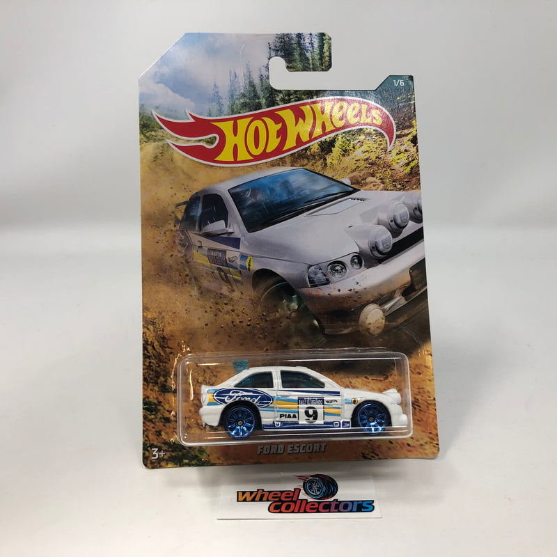 Ford Escort * White * Hot Wheels Walmart Rally Series