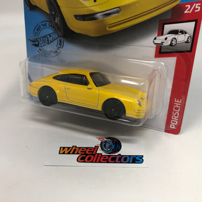 '96 Porsche Carrera #72 * Yellow * 2020 Hot Wheels