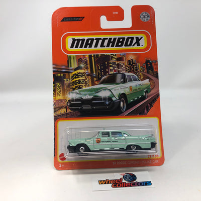 '59 Dodge Coronet Police Car #71 * National Parks * Matchbox Basic Series