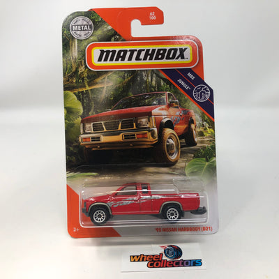 '95 Nissan Hardbody D21 * RED * Matchbox Basic Series