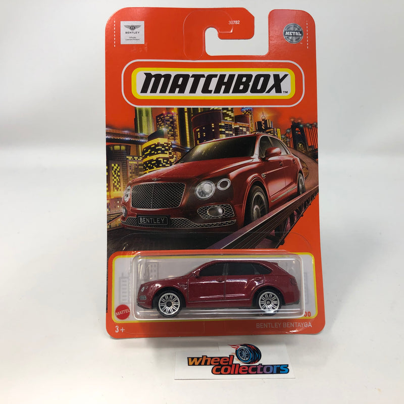 Bentley Bentayga * Burgundy * Matchbox Basic Series