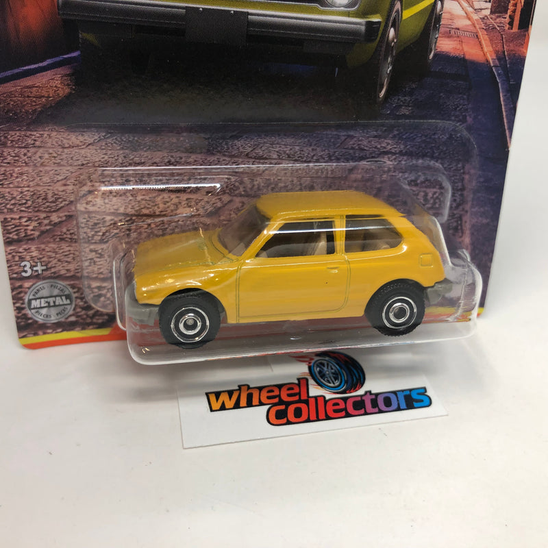 1976 Honda Civic CVCC * Yellow * Matchbox Japan Origins Series