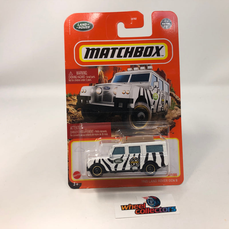 1965 Land Rover GEN II * White * Matchbox Basic Series