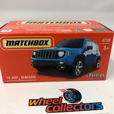'19 Jeep Renegade * Blue * Matchbox POWER GRABS