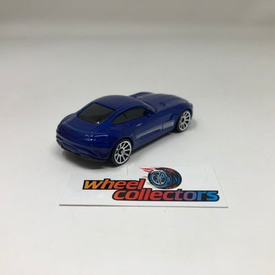 '15 Mercedes-AMG GT * Blue * Hot Wheels Exotics European Series Loose 1:64 Scale