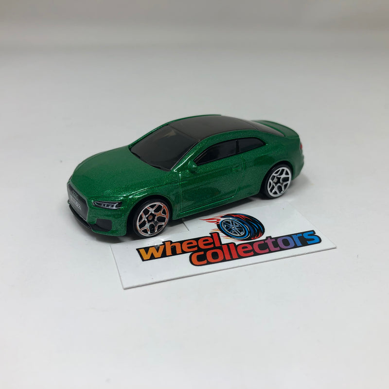 Audi RS 5 Coupe * Green * Hot Wheels Exotics European Series Loose 1:64 Scale