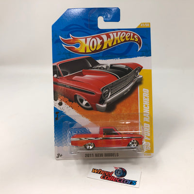 '65 Ford Ranchero #41 * Red * 2011 Hot Wheels